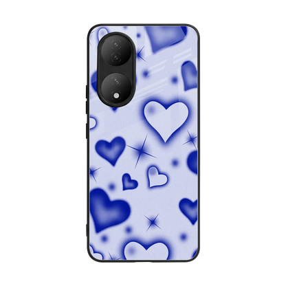 Celestial Hearts back phone cover | glass case for Vivo-y100