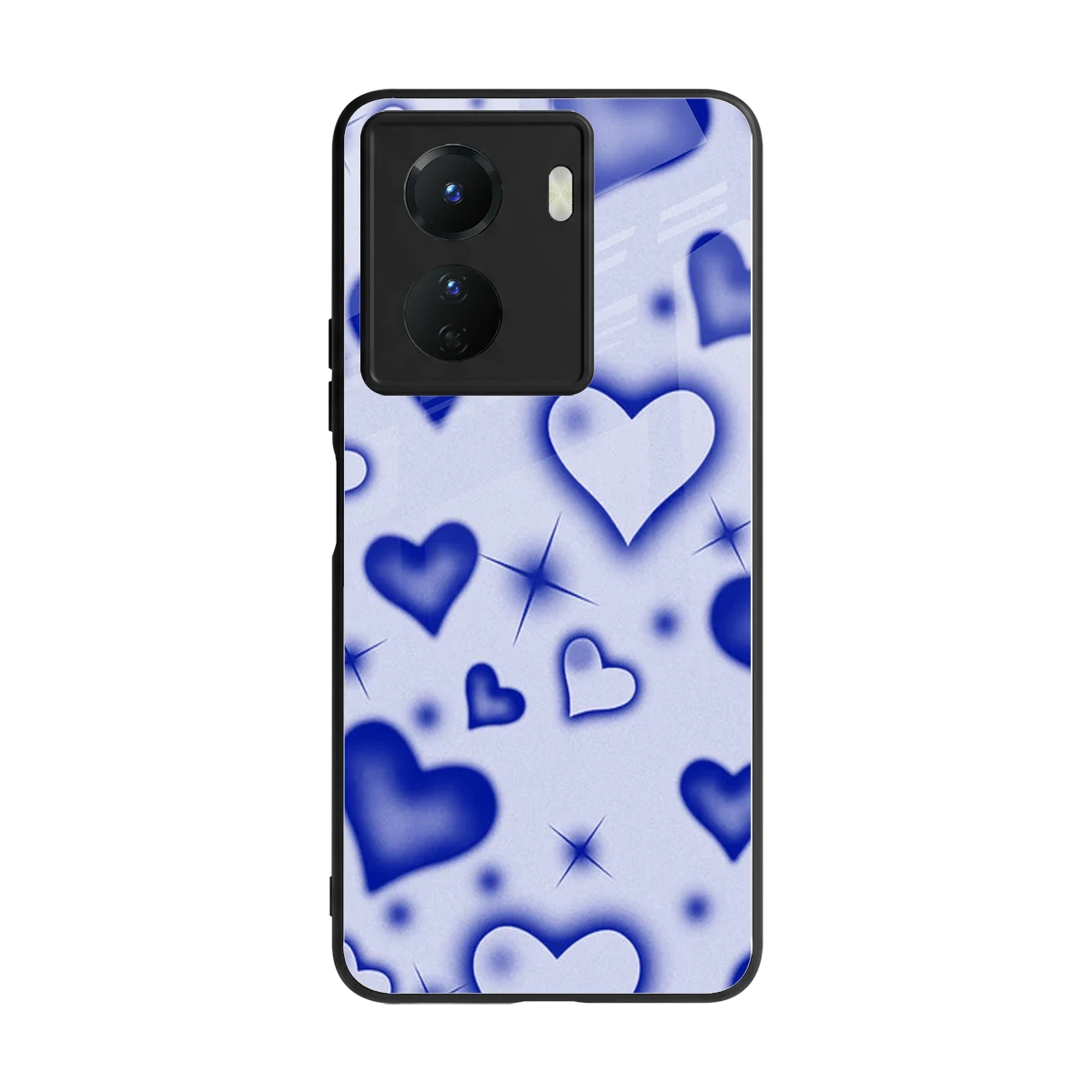 Celestial Hearts back phone cover | glass case for vivo y16