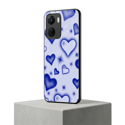 Celestial Hearts vivo y16 mobile cover | shockproof glass phone case