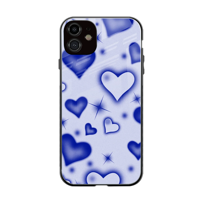 Celestial Hearts back phone cover | glass case for iphone 11