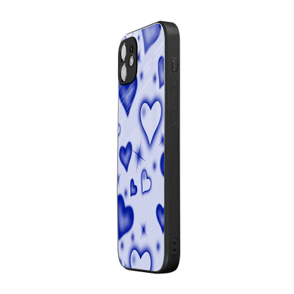 Celestial Hearts iphone 11 mobile cover | shockproof glass phone case