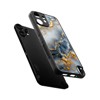 Celestial Marble sleek cmf nothing phone 2 pro cover with tempered glass back and TPU edges