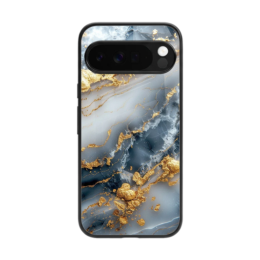 Celestial Marble back phone cover | glass case for google pixel 10 pro xl