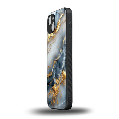 Celestial Marble iphone 14 mobile cover | shockproof glass phone case