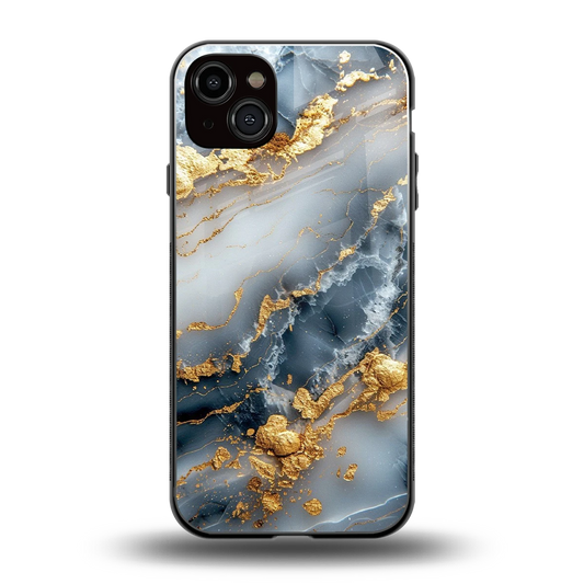 Celestial Marble back phone cover | glass case for iphone 14 plus