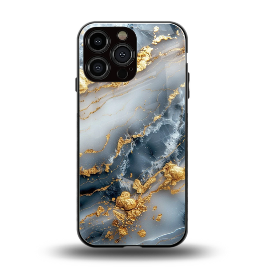 Celestial Marble back phone cover | glass case for iphone 15 pro max