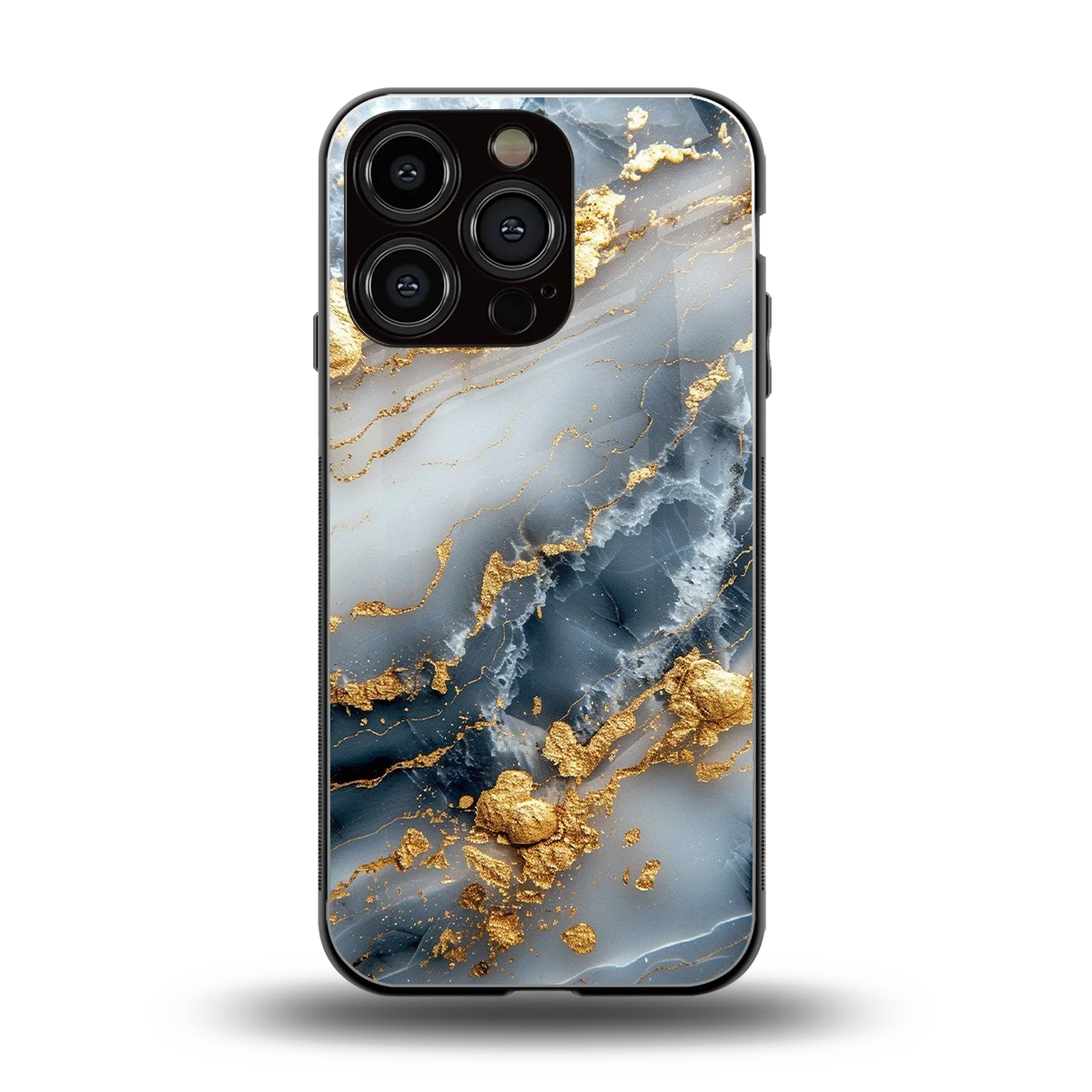 Celestial Marble back phone cover | glass case for iphone 16 pro