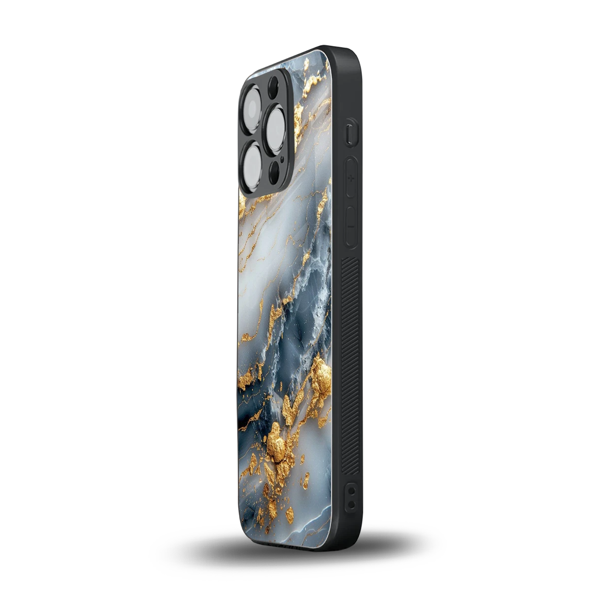 Celestial Marble iphone 16 pro mobile cover | shockproof glass phone case