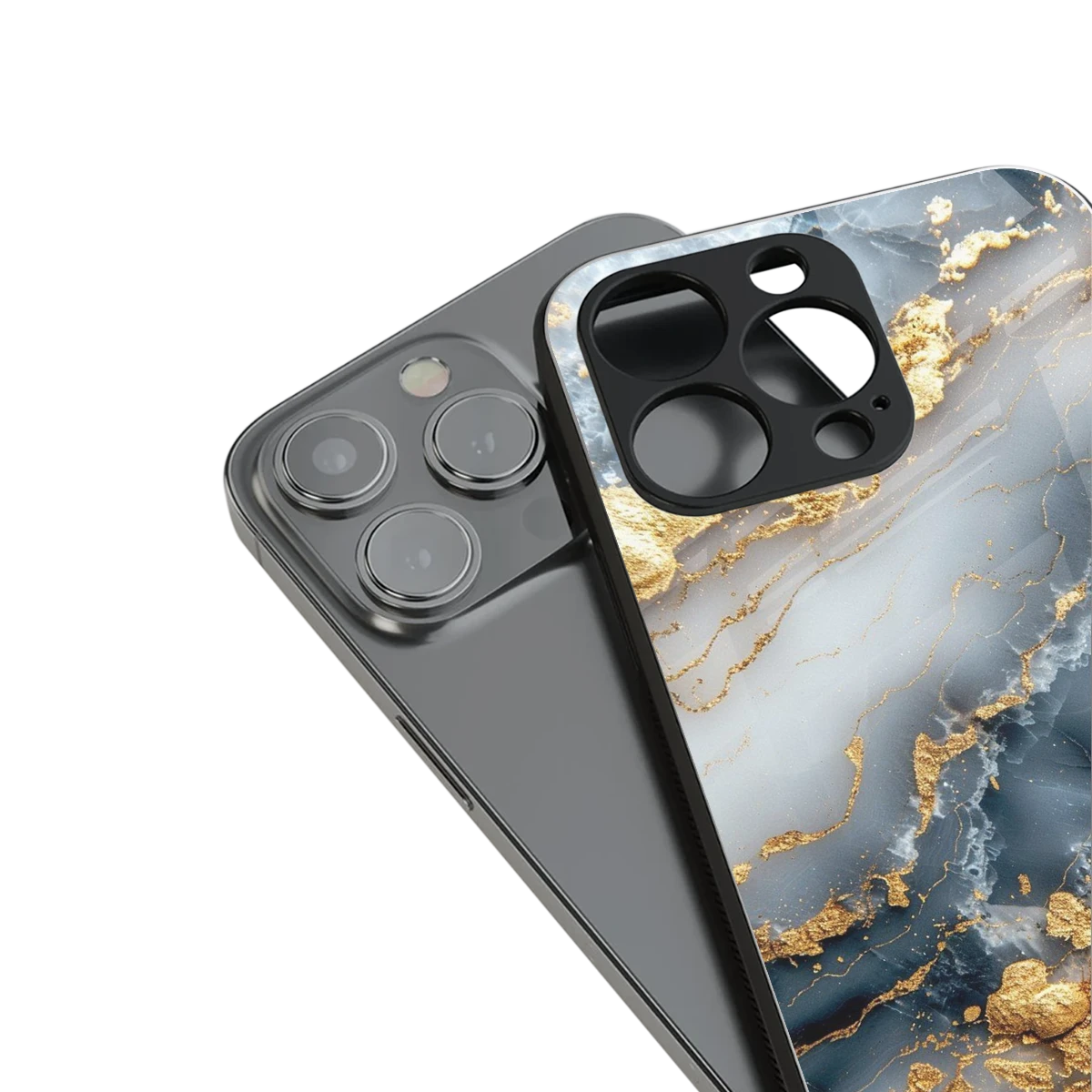 Celestial Marble stylish phone case for iphone 12 | glossy glass and slim fit