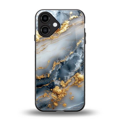 Celestial Marble back phone cover | glass case for iphone 16