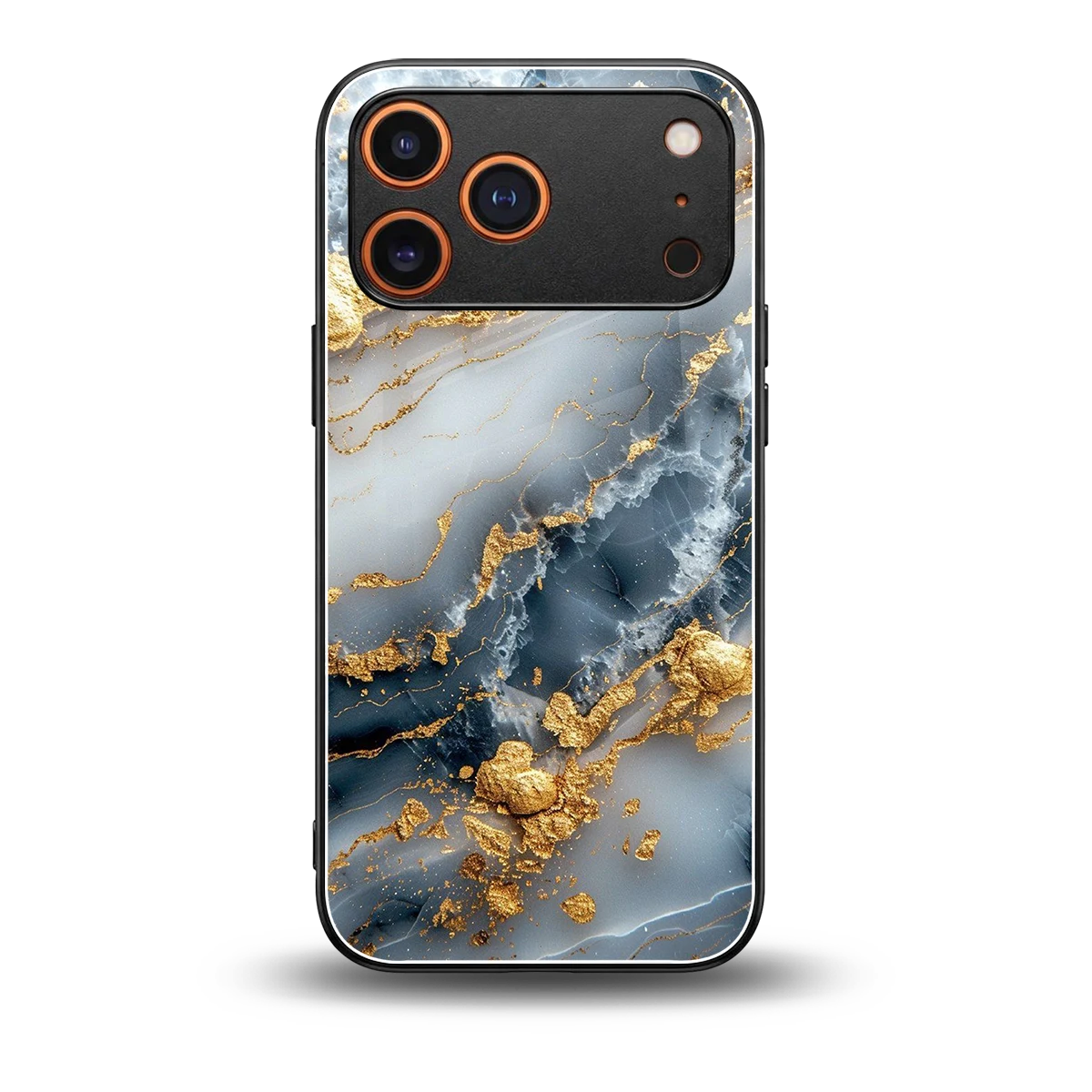 Celestial Marble back phone cover | glass case for iphone 17 pro max