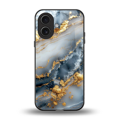 Celestial Marble back phone cover | glass case for iphone 17