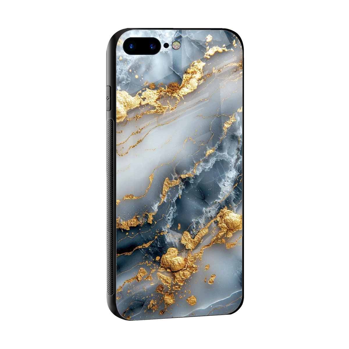 Celestial Marble sleek iphone 8 plus cover with tempered glass back and TPU edges