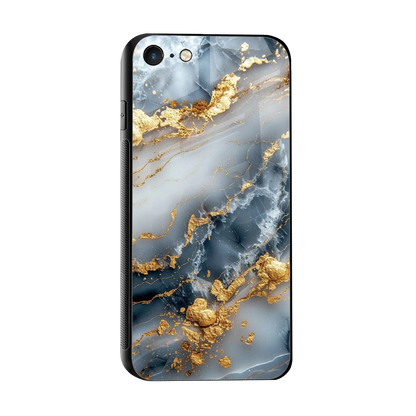 Celestial Marble sleek iphone 7 cover with tempered glass back and TPU edges