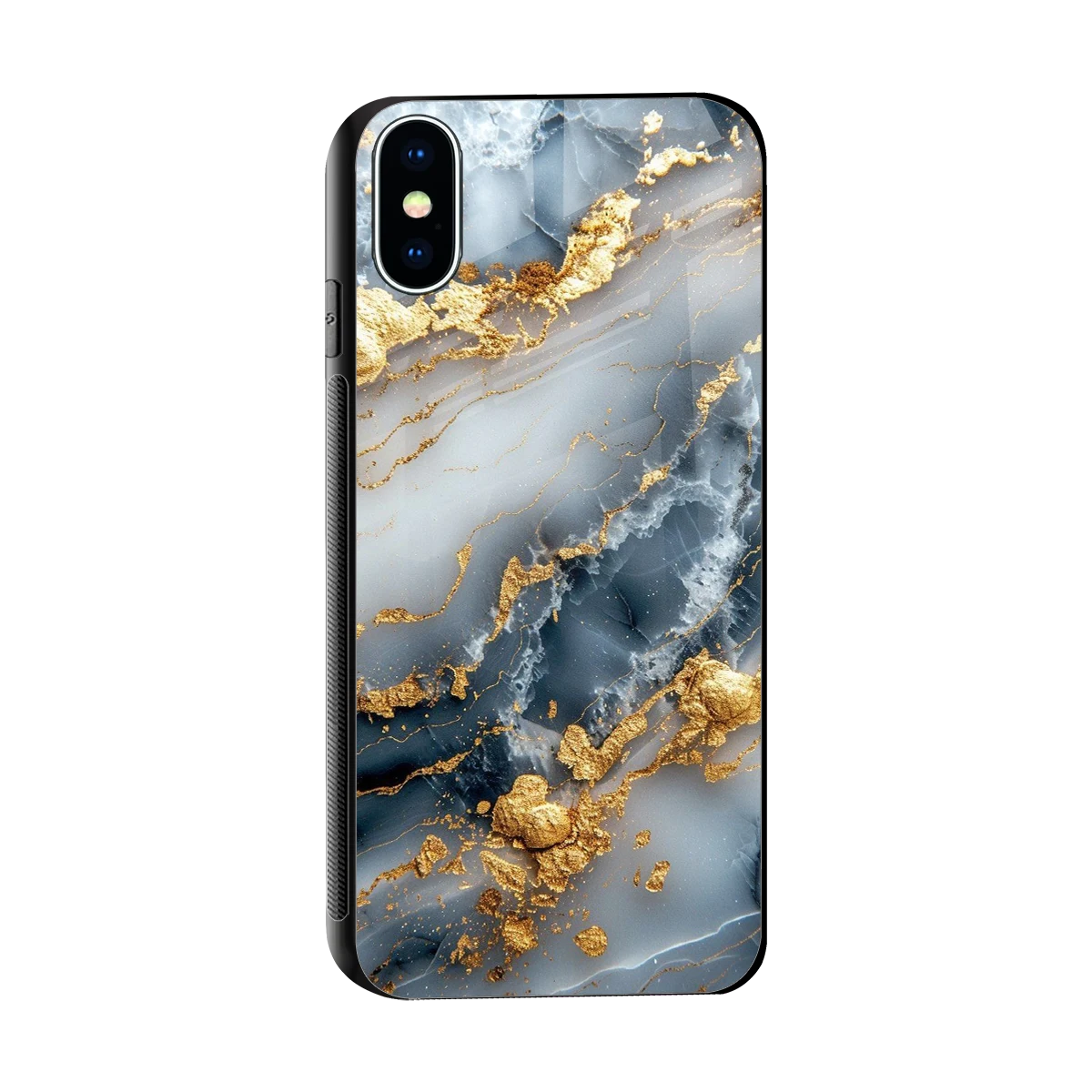 Celestial Marble sleek iphone xs cover with tempered glass back and TPU edges