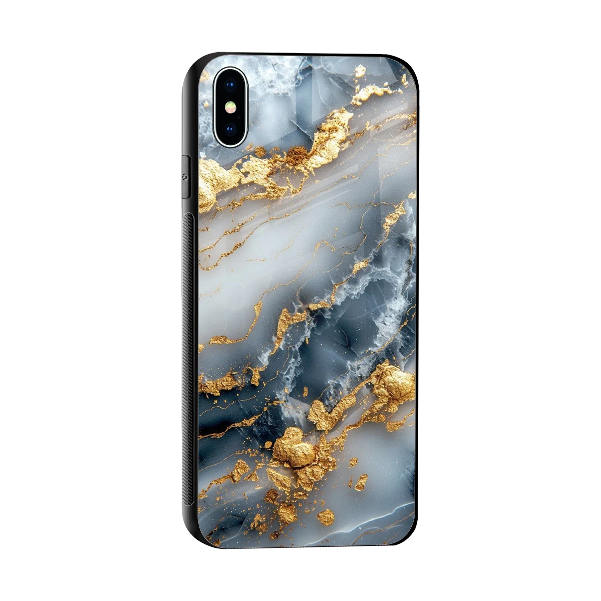 Celestial Marble sleek iphone xs max cover with tempered glass back and TPU edges