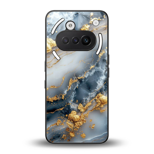 Celestial Marble back phone cover | glass case for nothing phone 3a