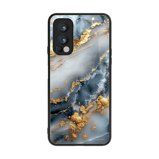 Celestial Marble back phone cover | glass case for oneplus nord 2