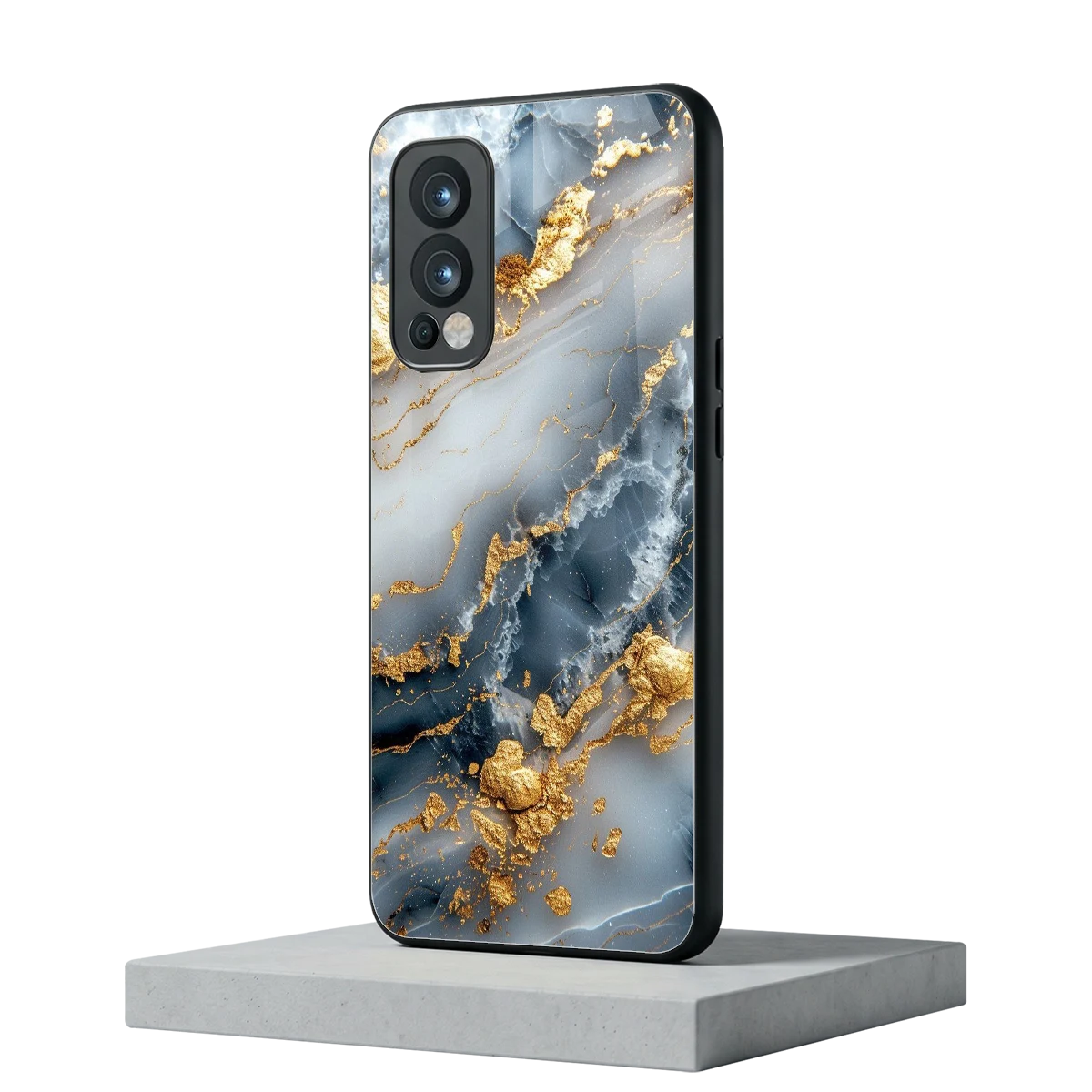 Celestial Marble oneplus nord 2 mobile cover | shockproof glass phone case