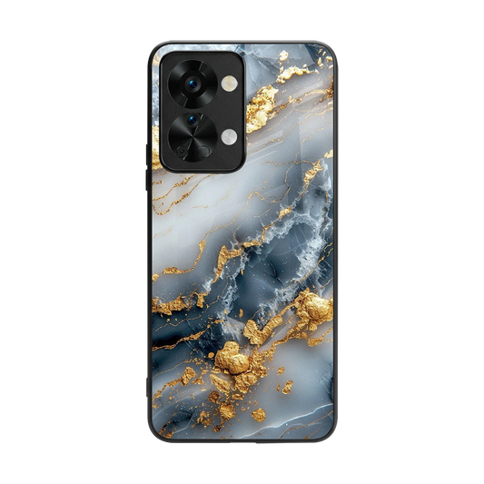 Celestial Marble back phone cover | glass case for oneplus nord 2t