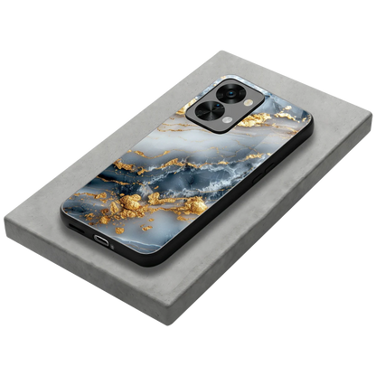 Celestial Marble stylish phone case for oneplus nord 2t | glossy glass and slim fit