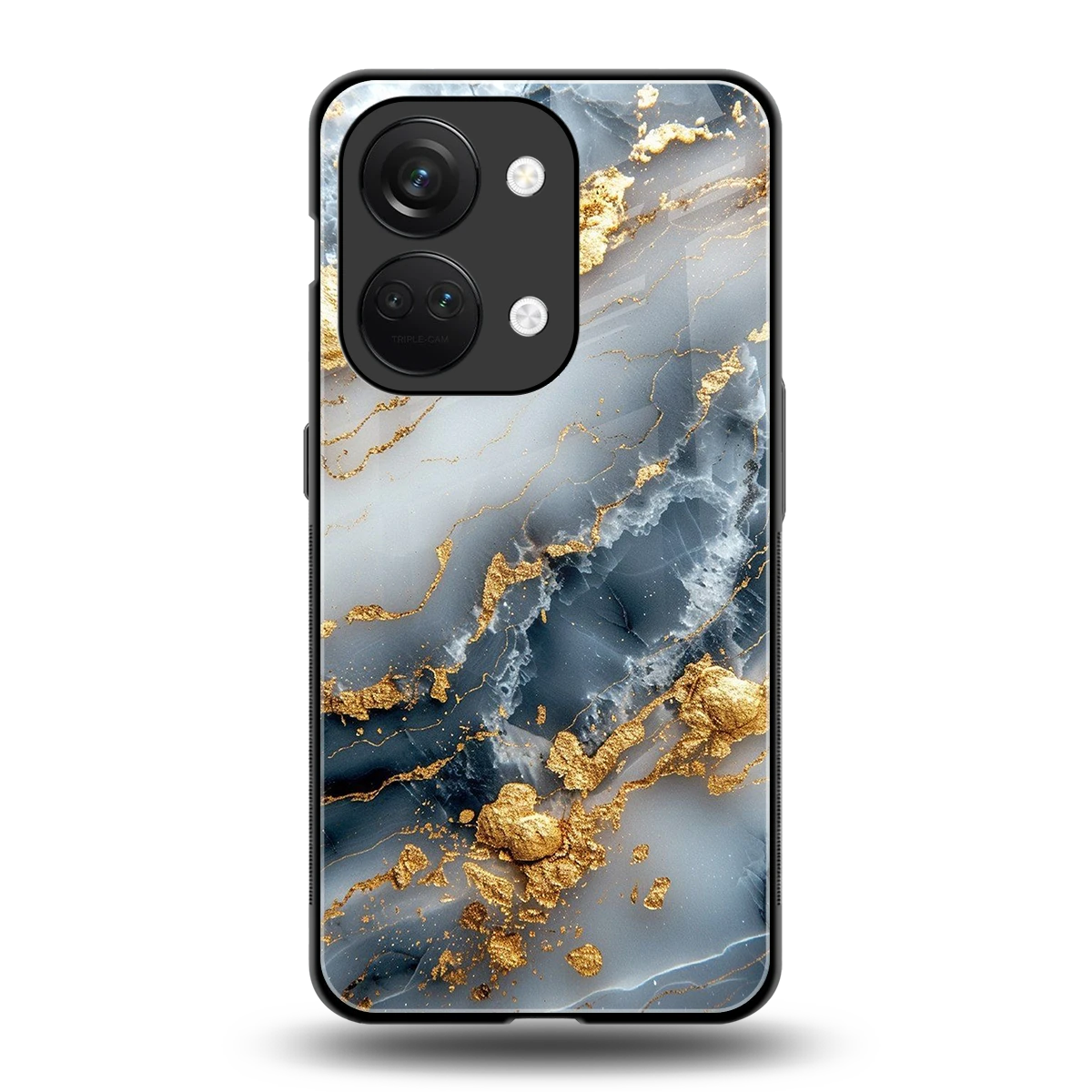 Celestial Marble back phone cover | glass case for oneplus nord 3