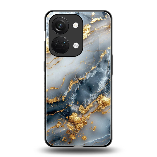 Celestial Marble back phone cover | glass case for oneplus nord 3