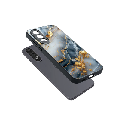 Celestial Marble sleek oneplus nord 5 cover with tempered glass back and TPU edges