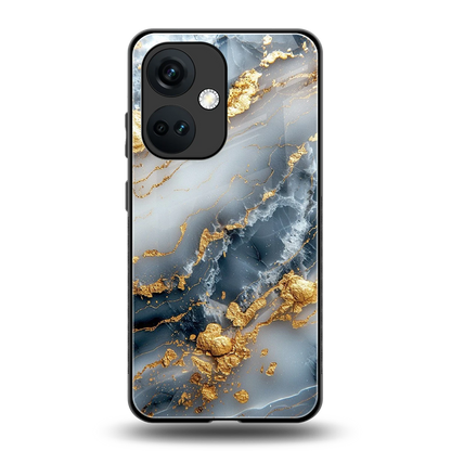 Celestial Marble back phone cover | glass case for oneplus nord ce 3