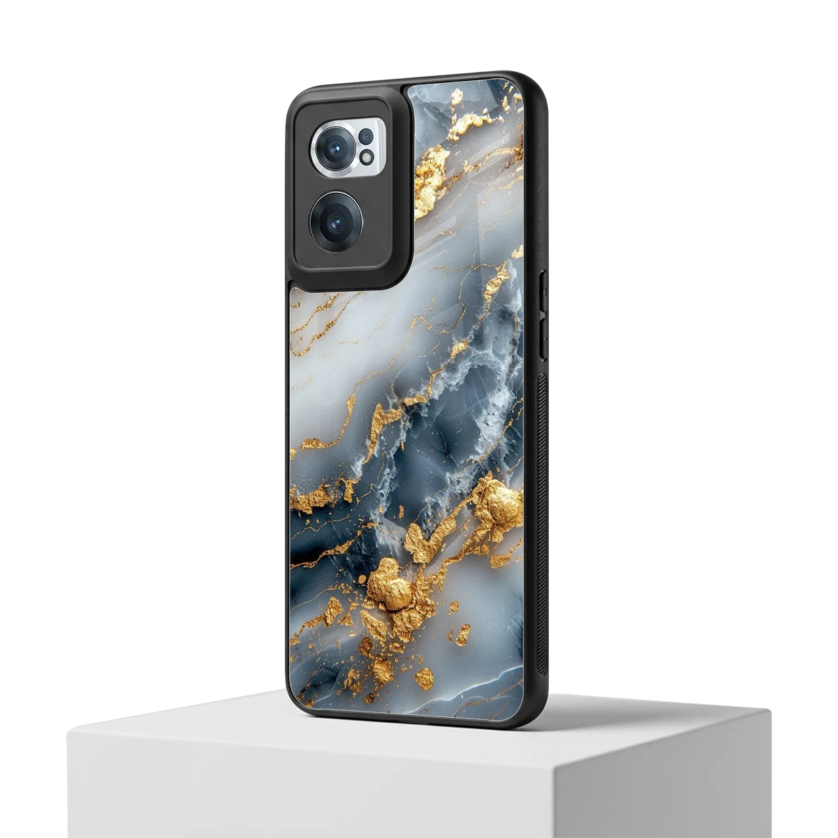 Celestial Marble oneplus nord ce 2 mobile cover | shockproof glass phone case