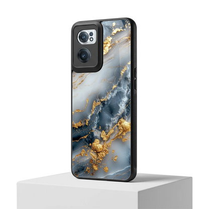 Celestial Marble oneplus nord ce 2 mobile cover | shockproof glass phone case