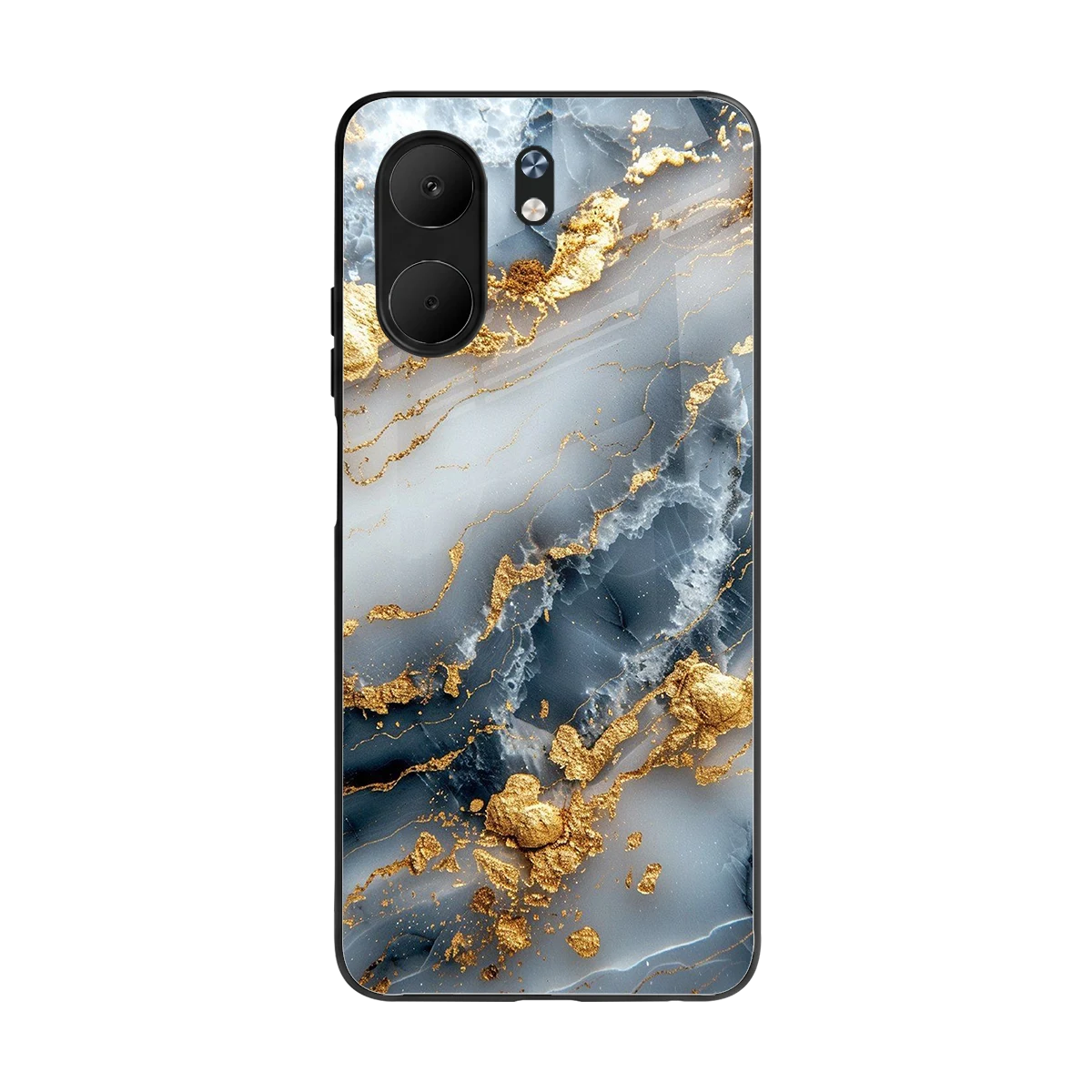 Celestial Marble back phone cover | glass case for oppo a5x 5g