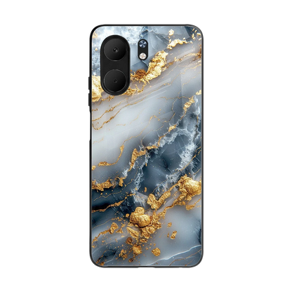 Celestial Marble back phone cover | glass case for oppo a5x 5g