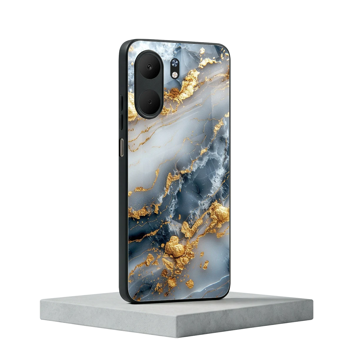 Celestial Marble oppo a5x 5g mobile cover | shockproof glass phone case