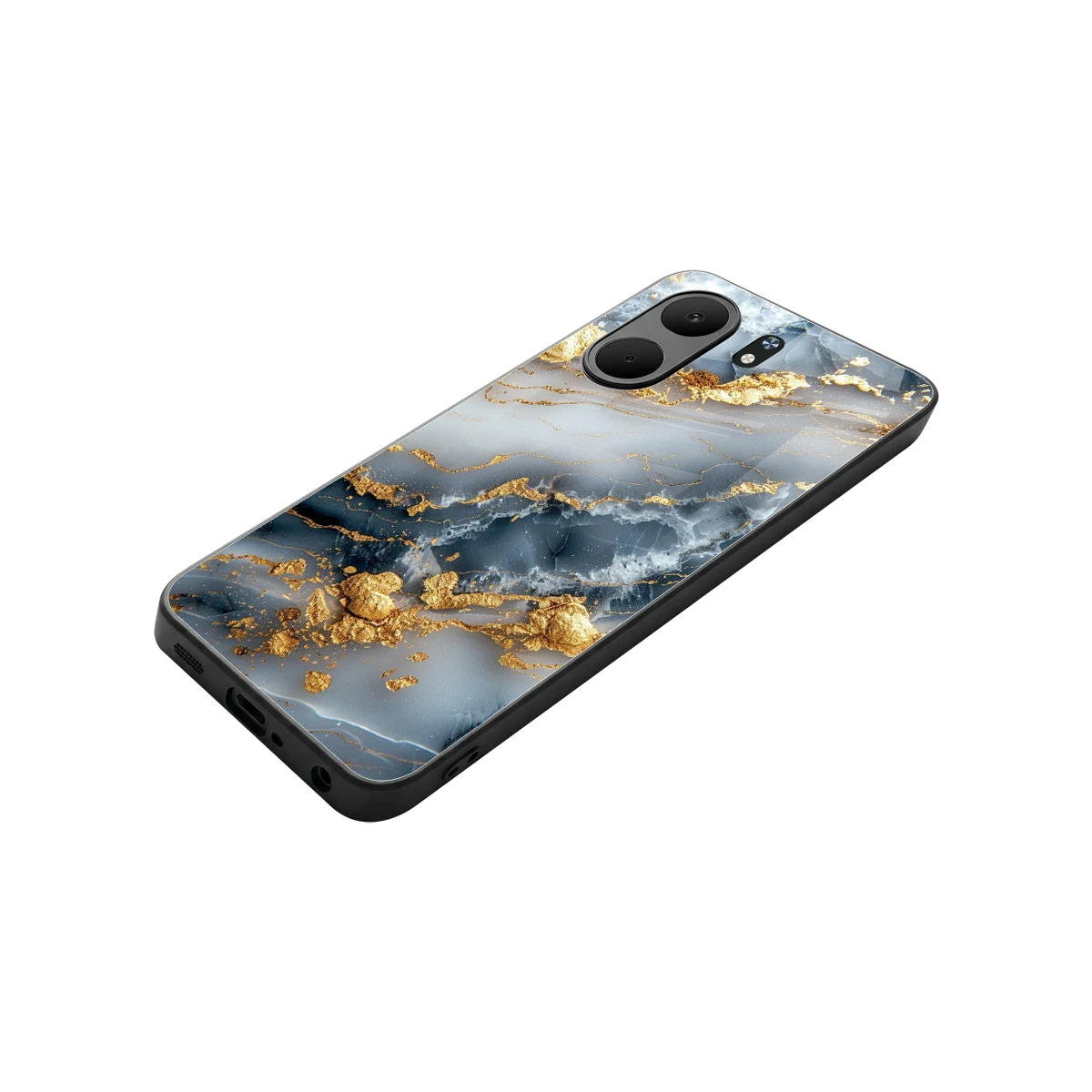 Celestial Marble stylish phone case for oppo a5x 5g | glossy glass and slim fit