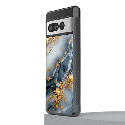Celestial Marble stylish phone case for google pixel 7 pro | glossy glass and slim fit