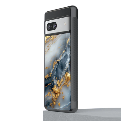 Celestial Marble stylish phone case for google pixel 7 | glossy glass and slim fit