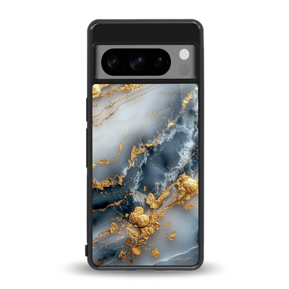 Celestial Marble back phone cover | glass case for google pixel 8 pro