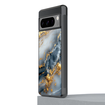 Celestial Marble stylish phone case for google pixel 8 pro | glossy glass and slim fit