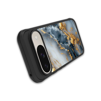 Celestial Marble stylish phone case for google pixel 9 | glossy glass and slim fit