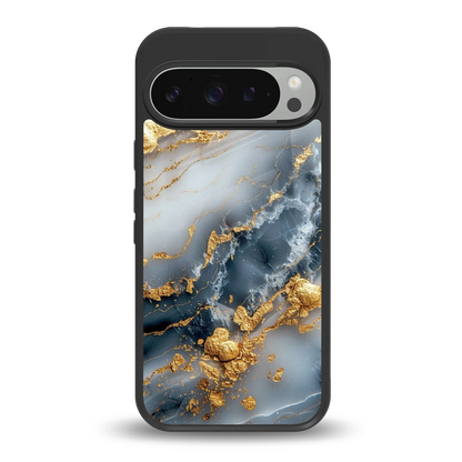 Celestial Marble back phone cover | glass case for google pixel 9 pro