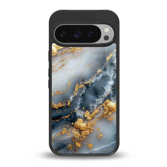 Celestial Marble back phone cover | glass case for google pixel 9 pro