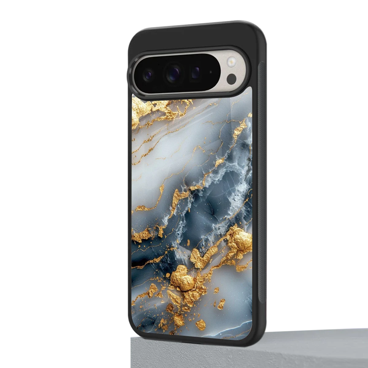 Celestial Marble google pixel 9 pro xl mobile cover | shockproof glass phone case