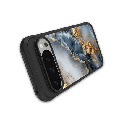Celestial Marble stylish phone case for google pixel 9 pro | glossy glass and slim fit
