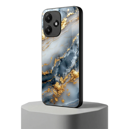 Celestial Marble redmi 12 5g mobile cover | shockproof glass phone case