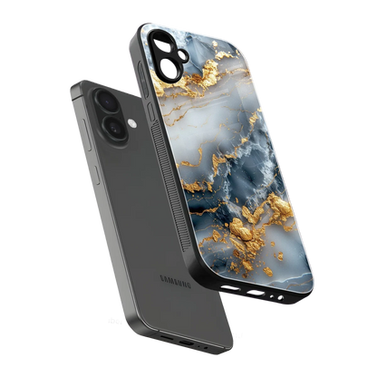 Celestial Marble sleek samsung galaxy a06 5g cover with tempered glass back and TPU edges