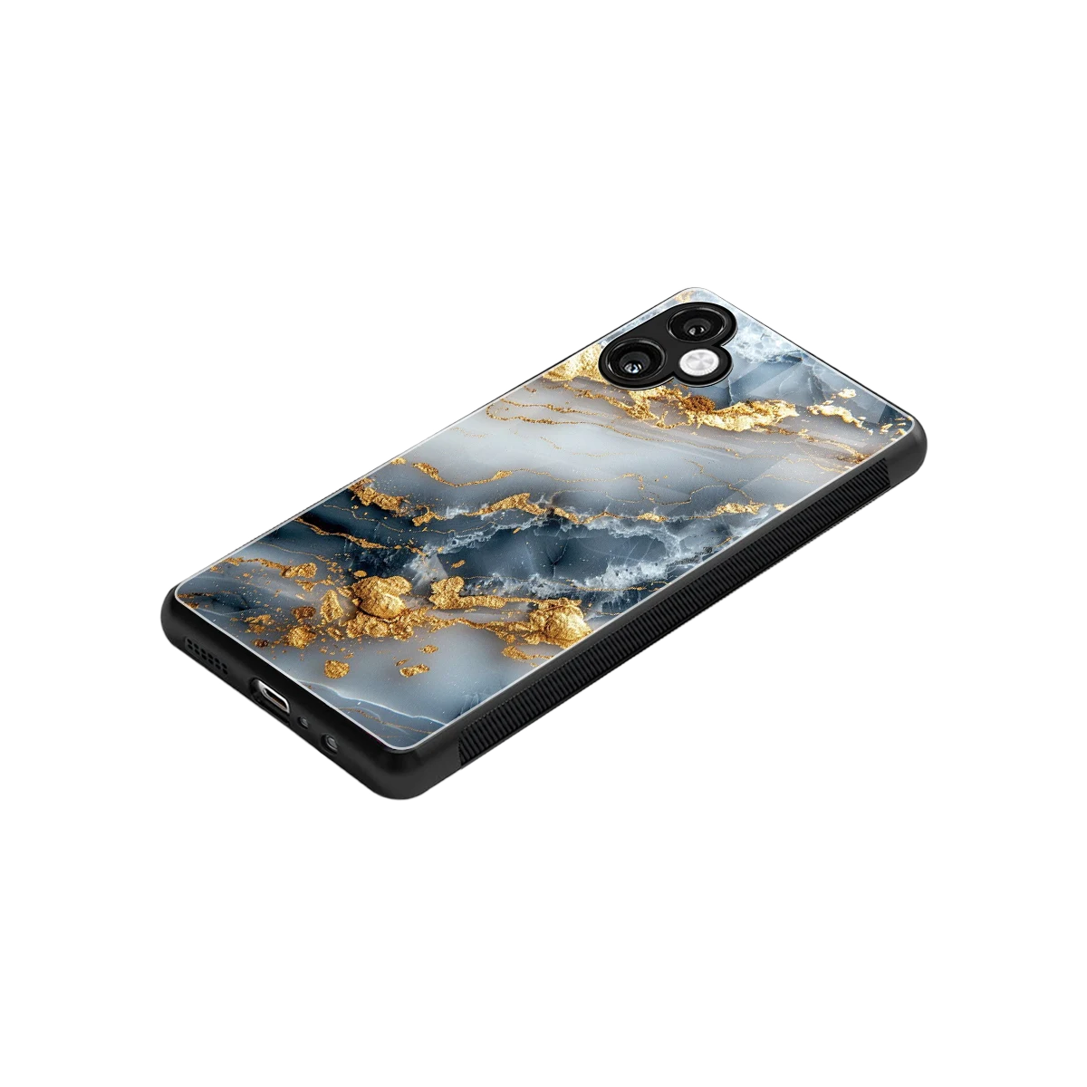 Celestial Marble stylish phone case for samsung galaxy a06 5g | glossy glass and slim fit