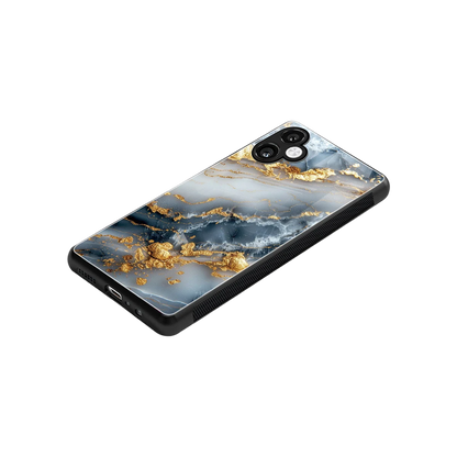 Celestial Marble stylish phone case for samsung galaxy a06 5g | glossy glass and slim fit