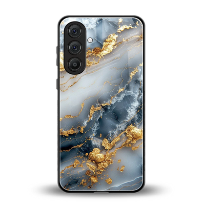 Celestial Marble back phone cover | glass case for samsung galaxy a55 5g