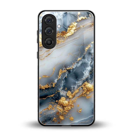 Celestial Marble back phone cover | glass case for samsung galaxy m36 5g